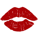 Make up red lip iron on heat transfers