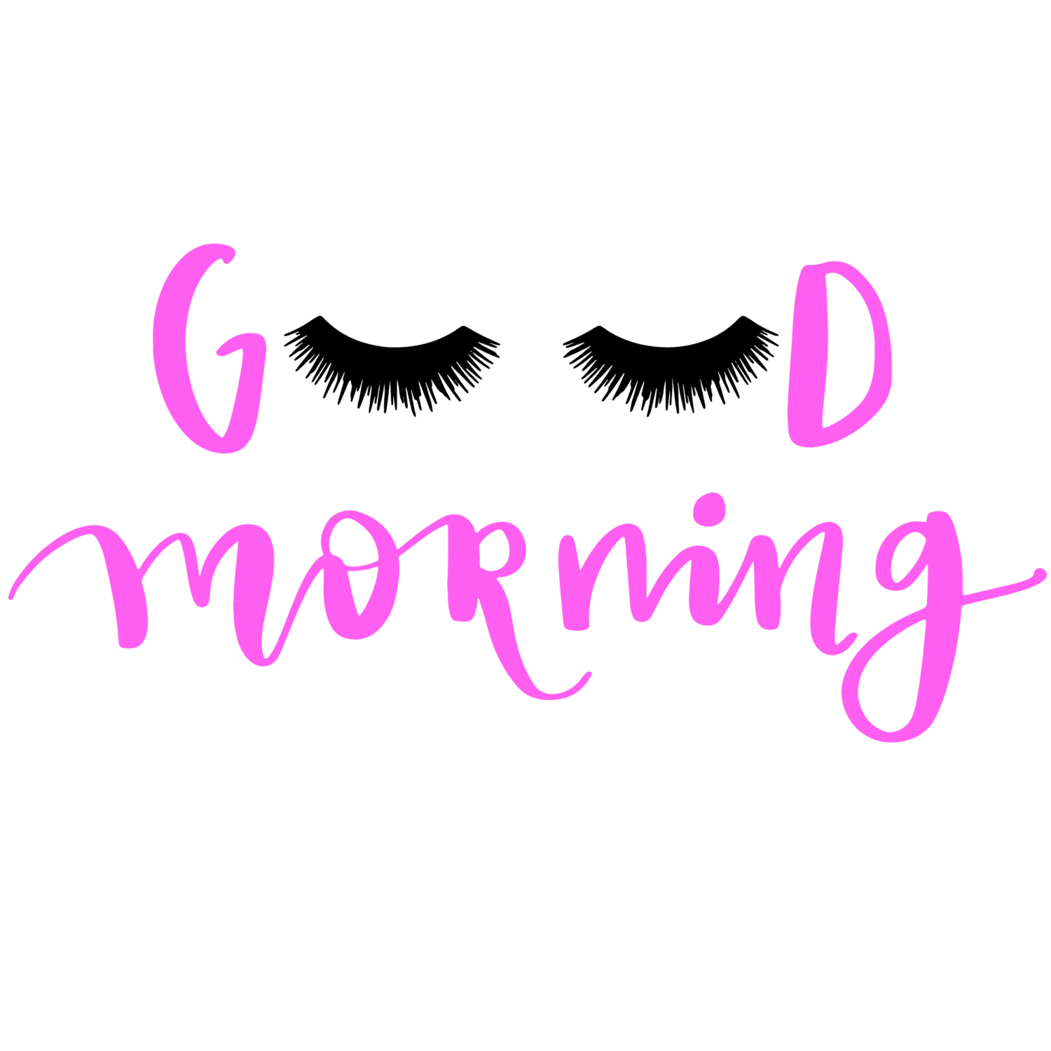 Good morning iron on heat transfers