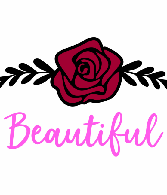 Beautiful rose iron on heat transfers