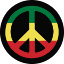 Cannabis peace iron on heat transfers