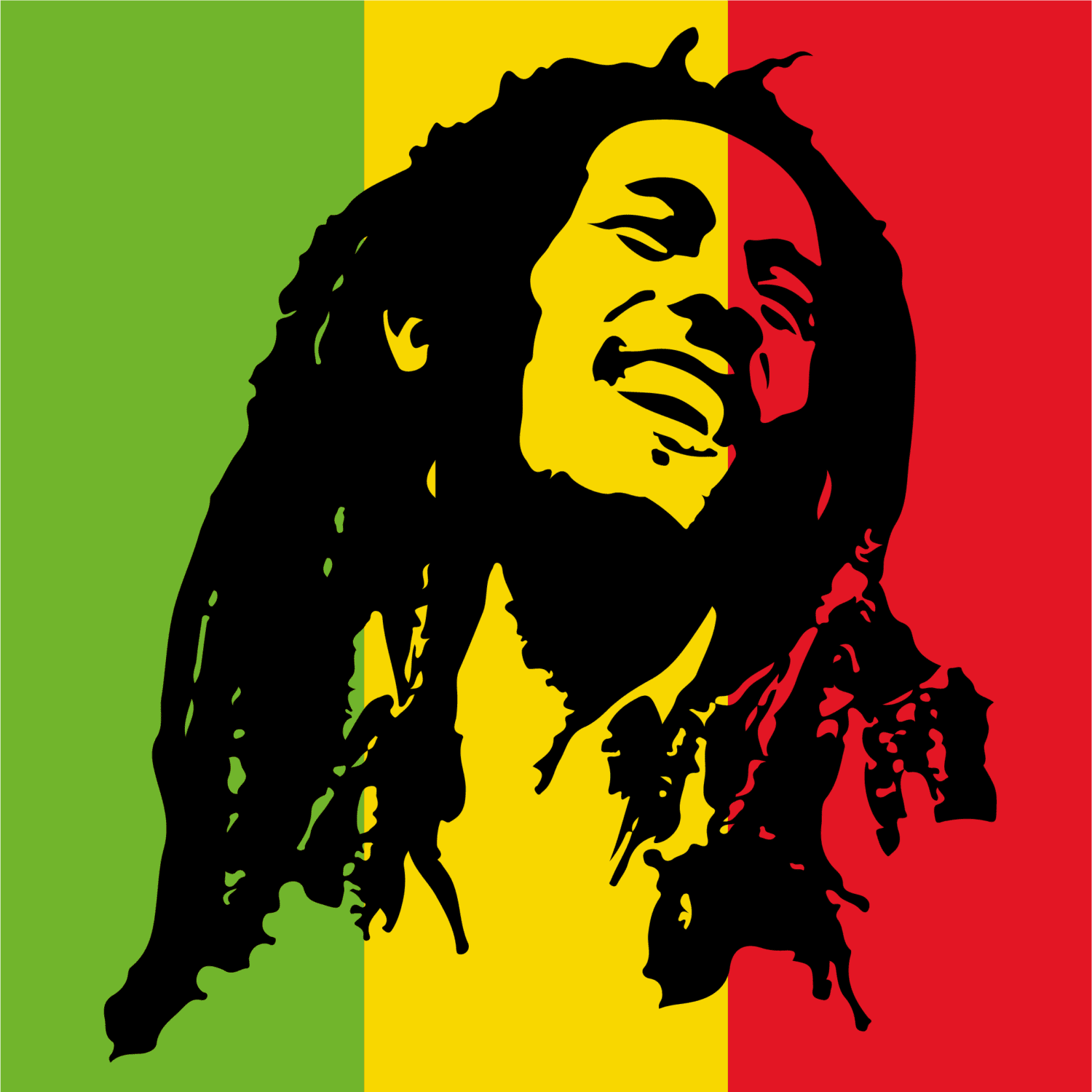 Bob Marley iron on heat transfers