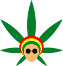 Cannabis rasta iron on heat transfers