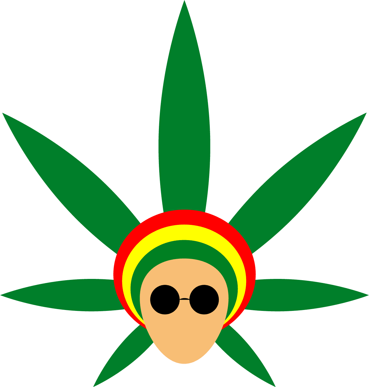 Cannabis rasta iron on heat transfers