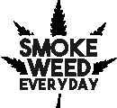 Smoke weed everyday iron on heat transfers