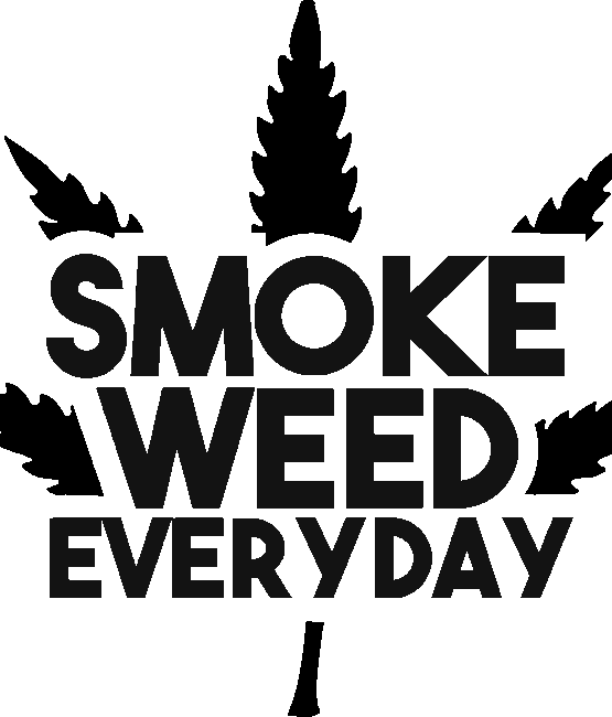 Smoke weed everyday iron on heat transfers