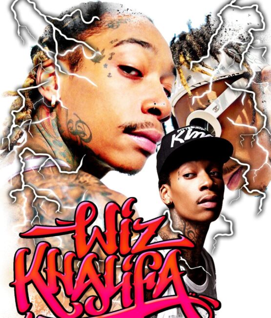 Wiz Khalifa hip-hop iron on heat transfers