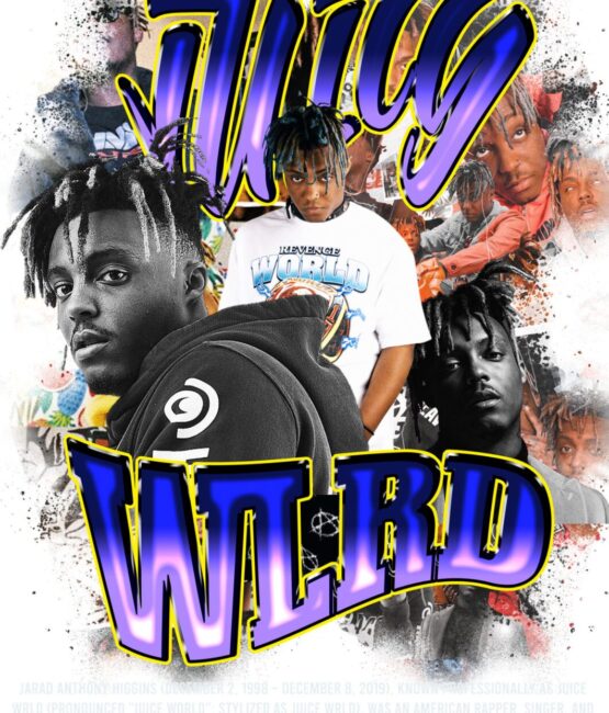 Juicy wlrd hip-hop iron on heat transfers