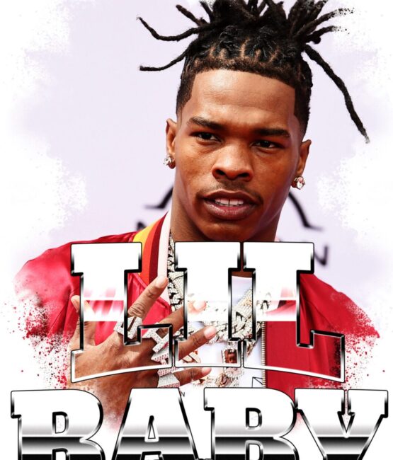 Lil baby hip-hop iron on heat transfer