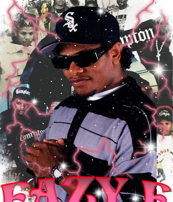 Easy E hip-hop iron on heat transfers