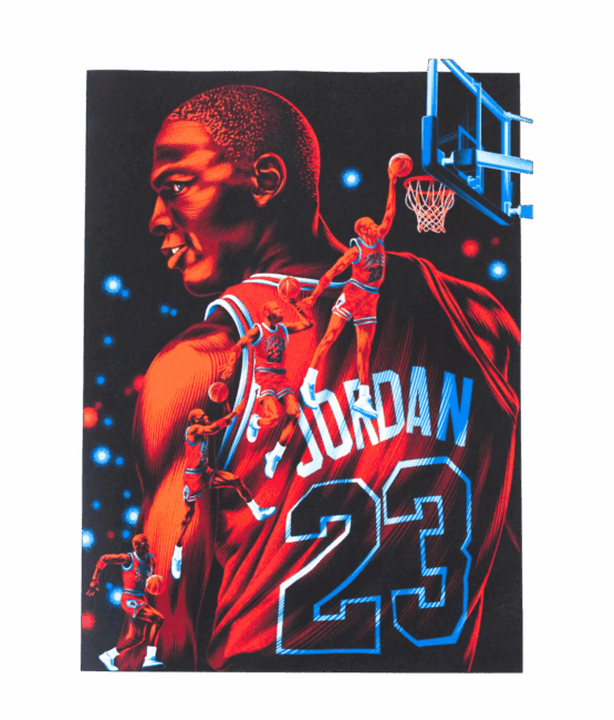 Jordan design 9 iron on heat transfers