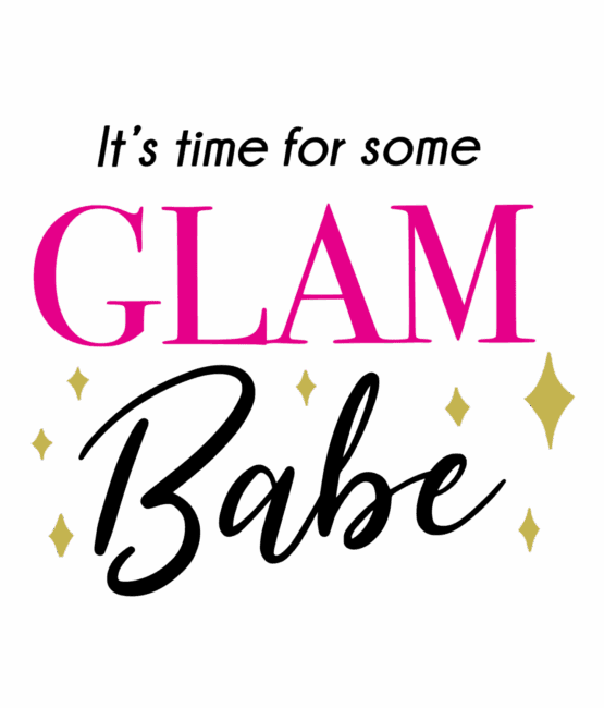 Glame babe Make up heat transfers