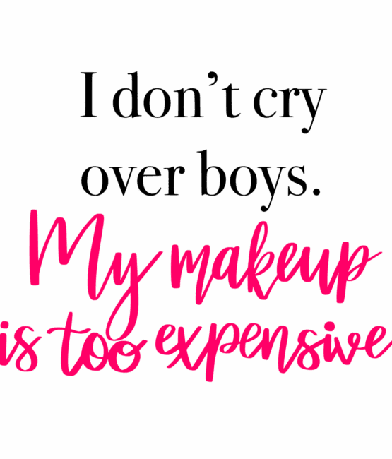 I don't cry Make up heat transfers