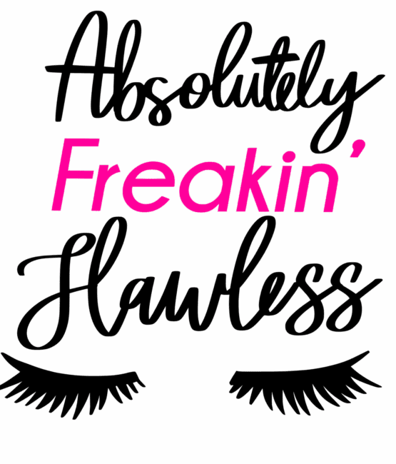 Freakin flawless make up heat transfers