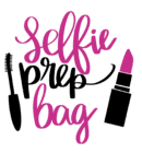 Selfie prep bag make up heat transfers