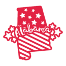 Red Alabama State heat transfers