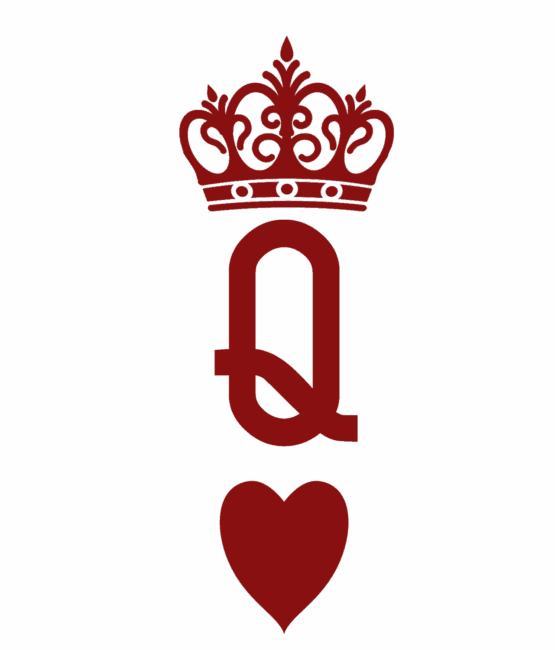 Queen iron on heat transfers