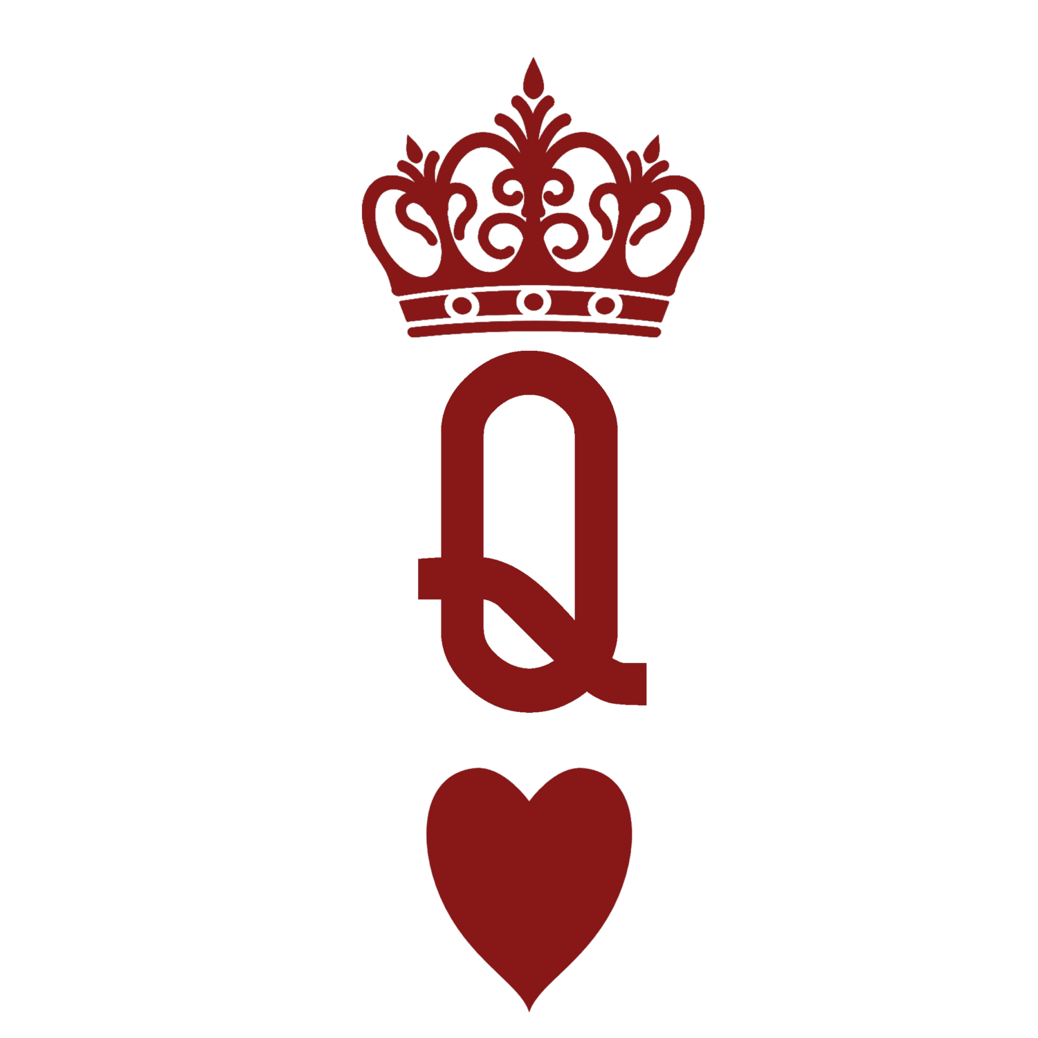Queen iron on heat transfers