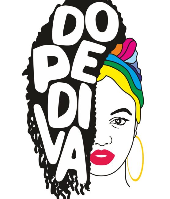 Black dope diva iron on heat transfers