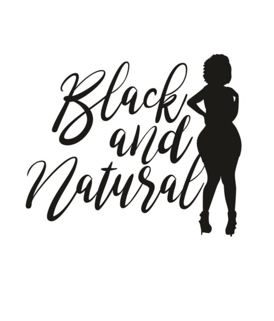 Black and natural iron on heat transfers