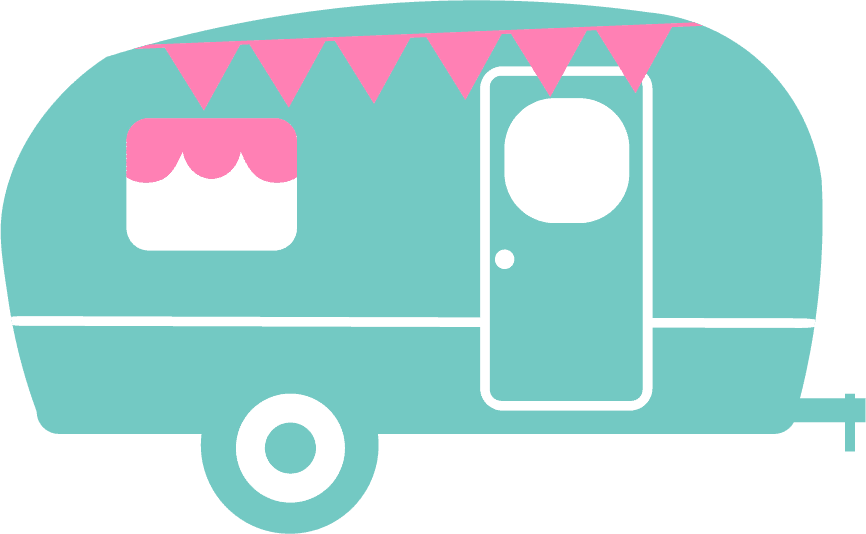 Camper iron on heat transfers