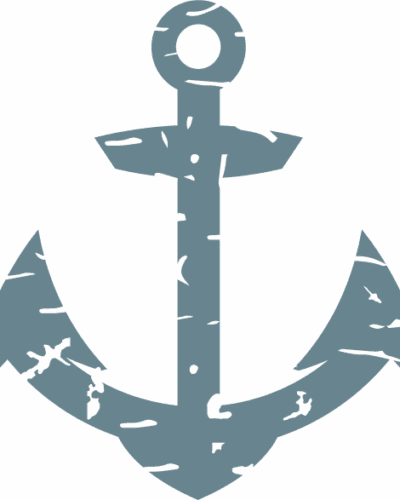 Anchor iron on heat transfers
