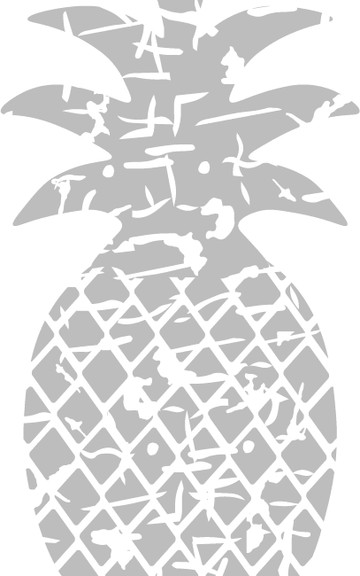 Pineapple iron on heat transfers
