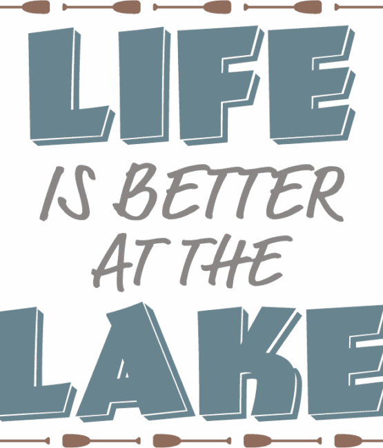 Life is better at lake iron on heat transfers