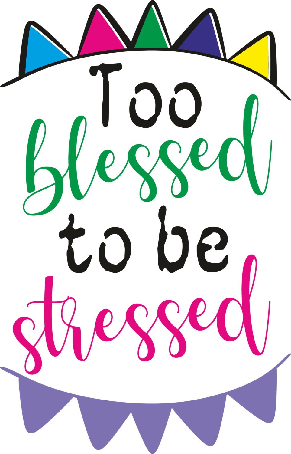 Too blessed to be stressed heat transfers