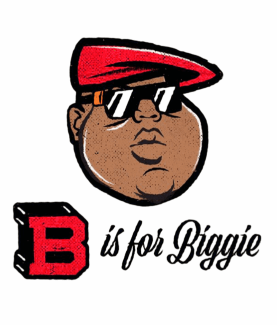 Biggie design 5 Hip Hop DTF Transfers