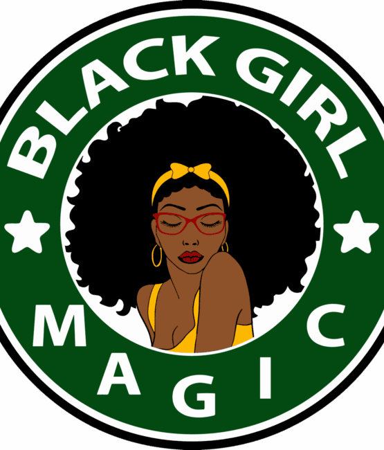Black girl magic melanin heat transfers