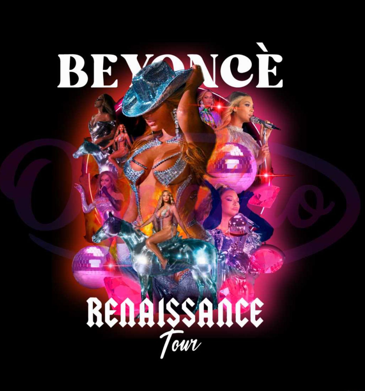 Beyoncé renaissance tour 4 heat transfers