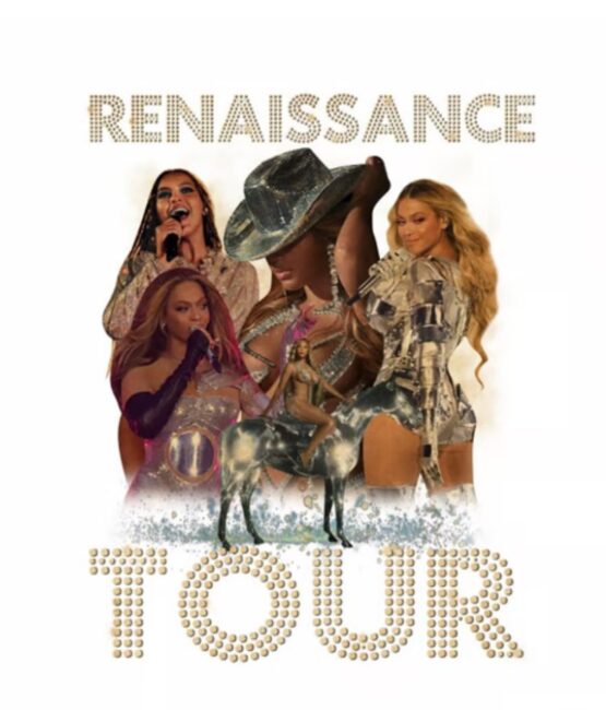 Beyoncé renaissance tour 5 heat transfers