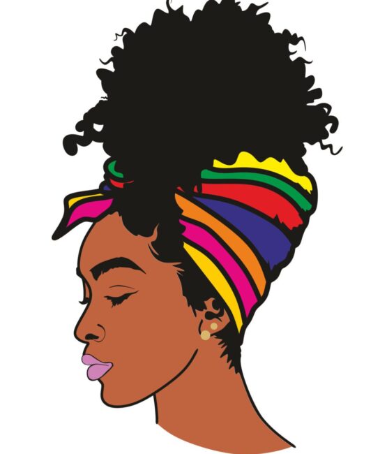 lady curls melanin heat transfers