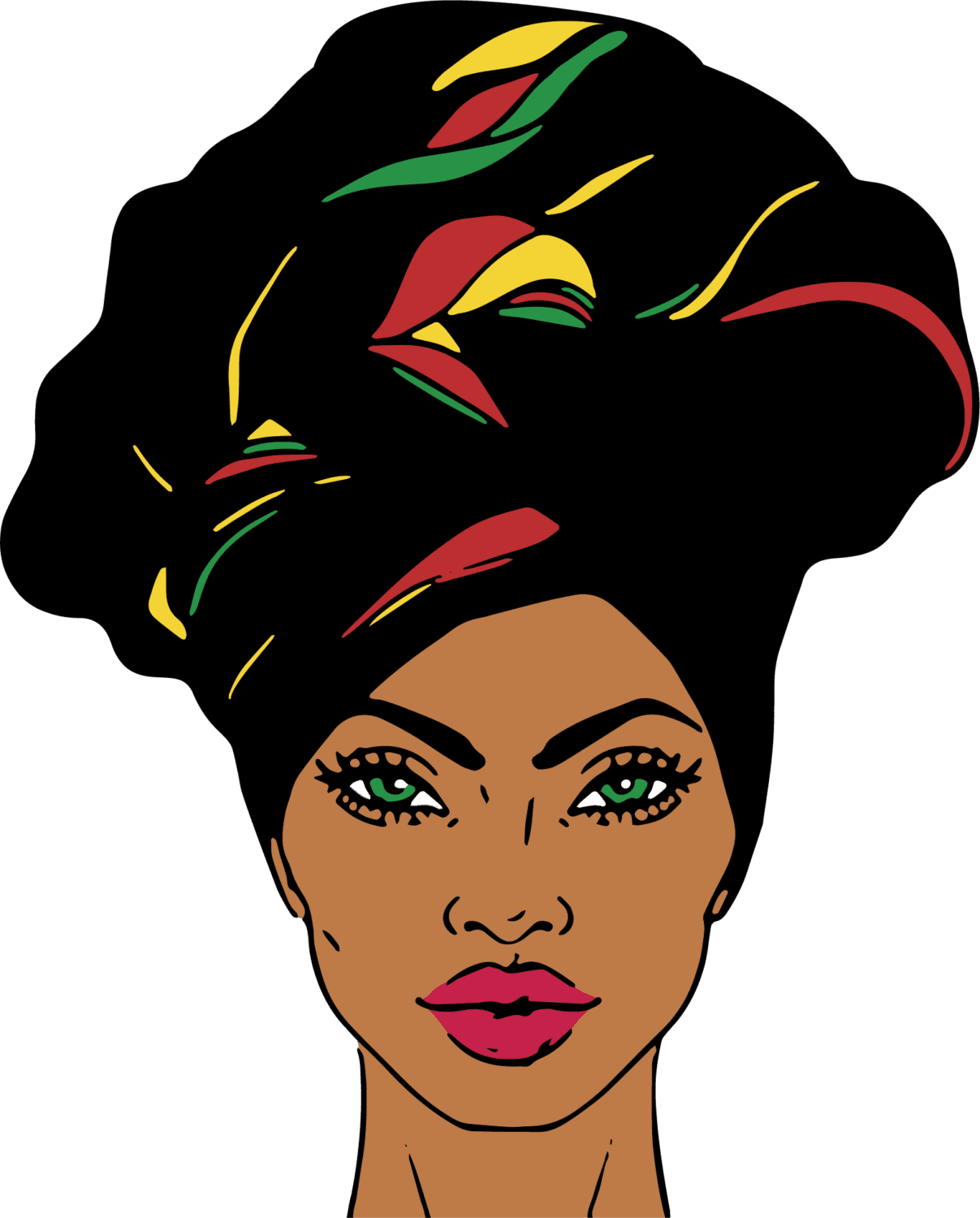 Lady melanin heat transfers