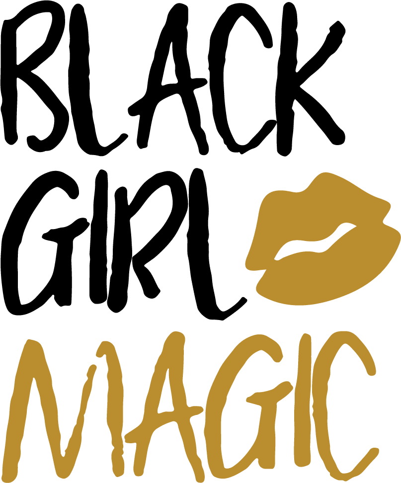Black girl magic heat transfers