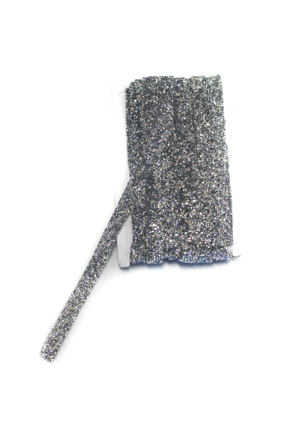 Silver Hot fix Rhinestone trim