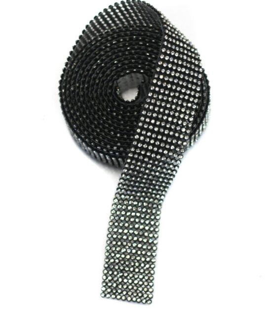 hot-fix rhinestone trim