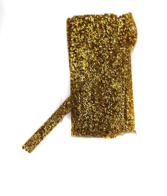 Gold hot fix rhinestone trim