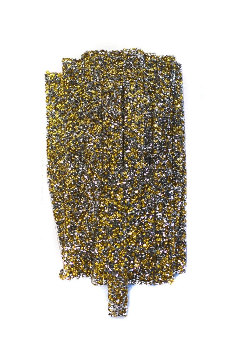Gold mix hot-fix rhinestone trim - Image 2