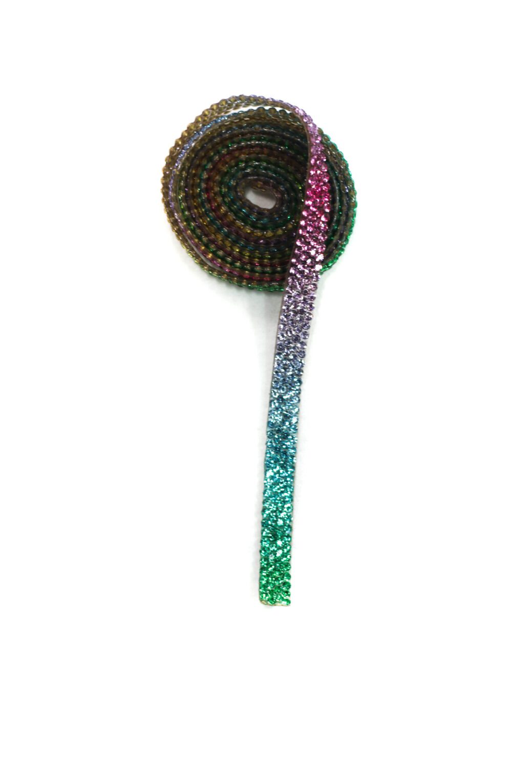 Colorful hot-fix rhinestone trim