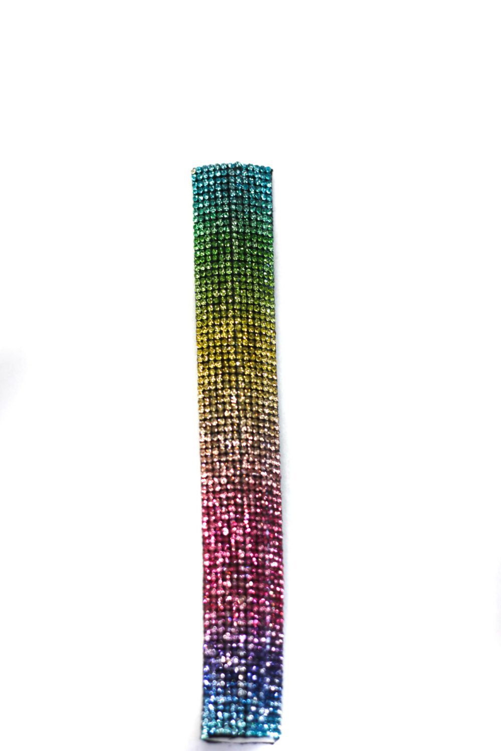 Colorful rhinestone trim
