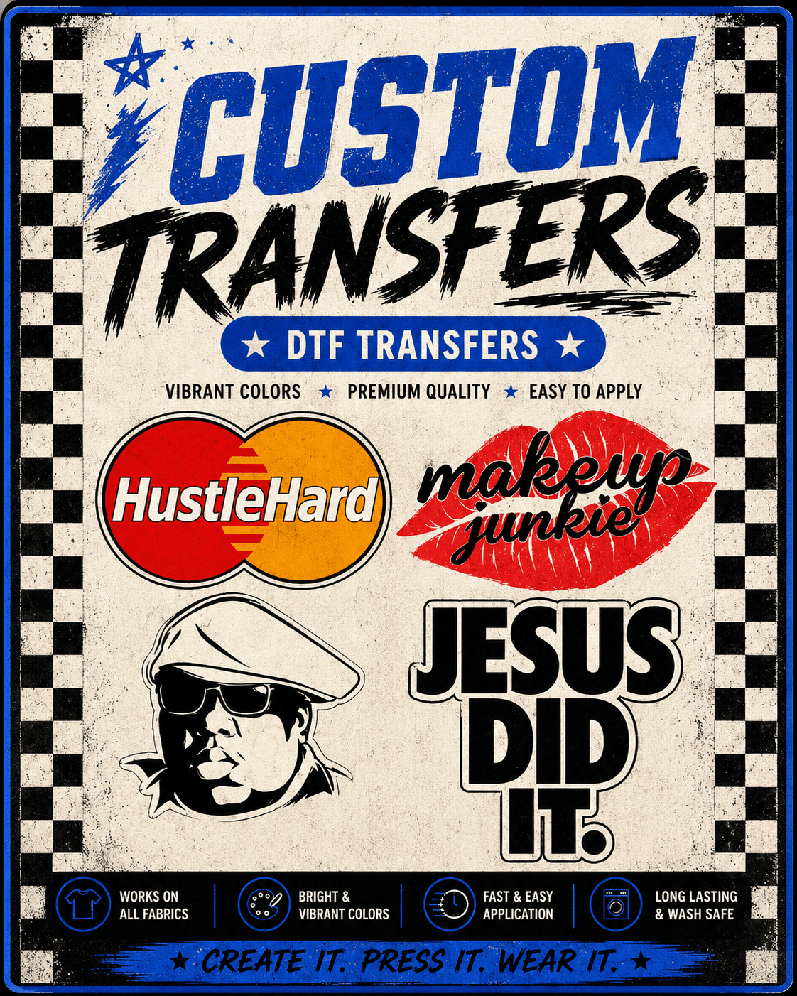 custom dtf transfers