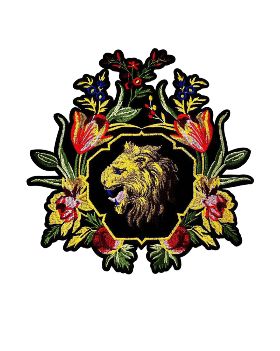 Flower Animal Embroidered patch
