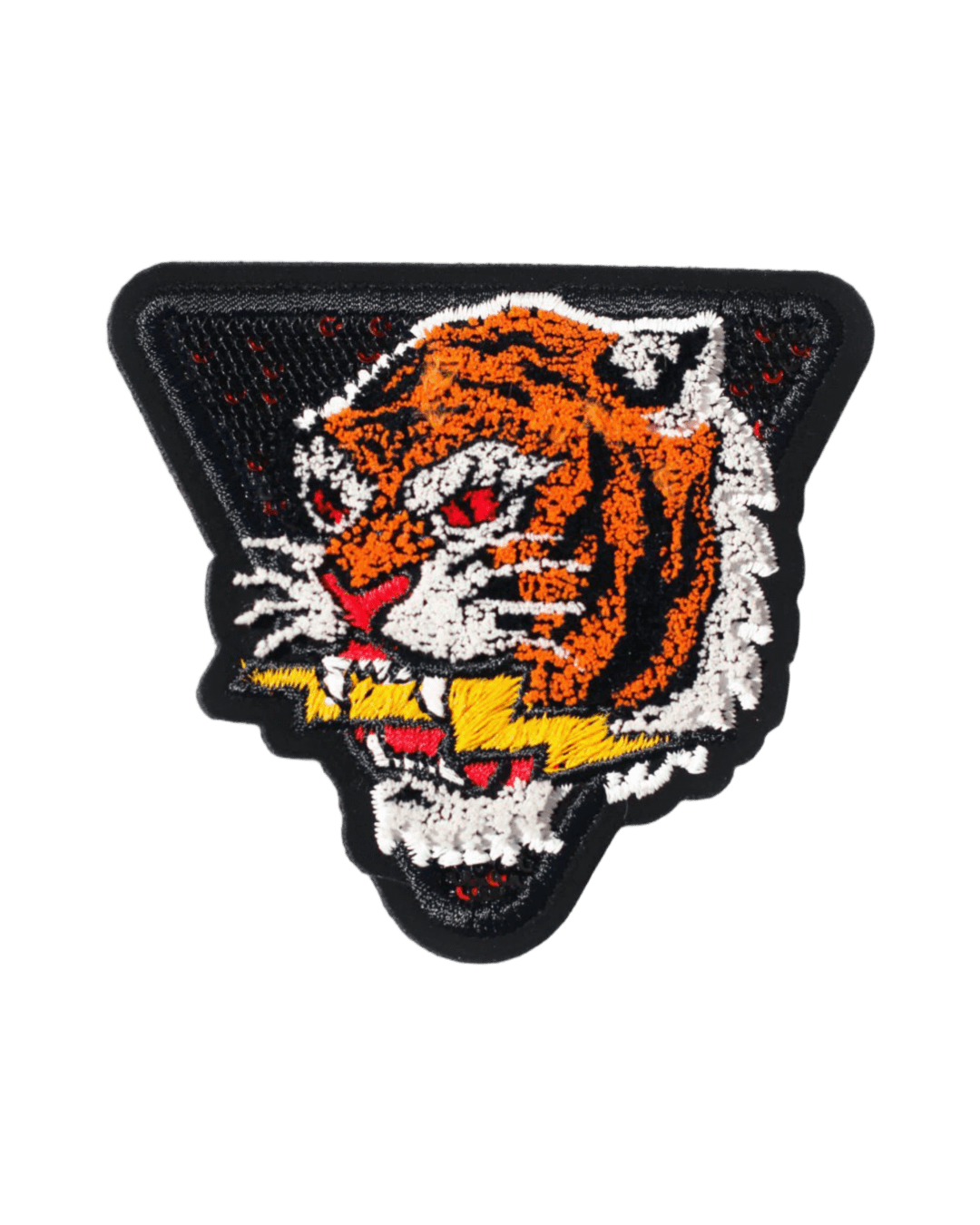 Tiger chenille badge embroidered patch