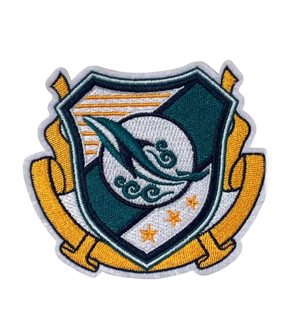 Badge iron on embroidery patches