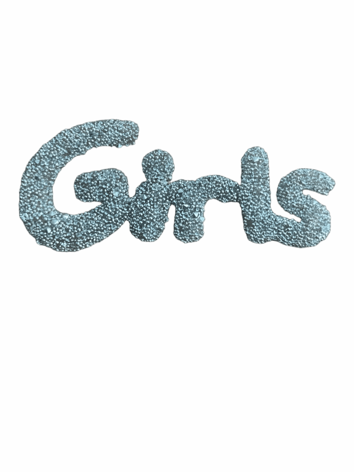 Girls rhinestone iron on patches