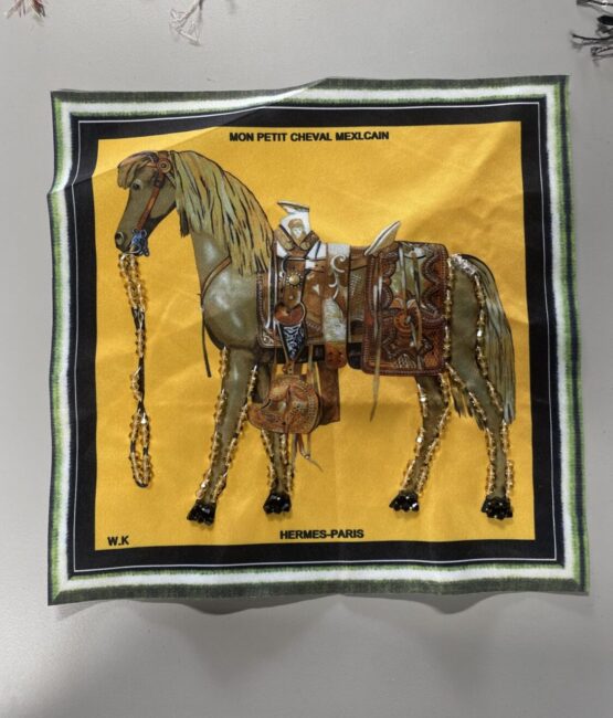 Horse Fabric sew on patch