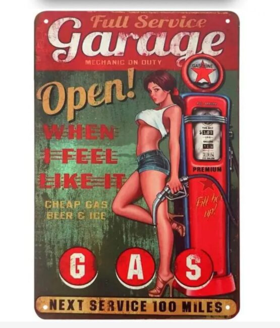 Garage open retro heat transfers