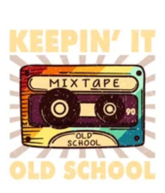 Keep it old school retro heat transfers