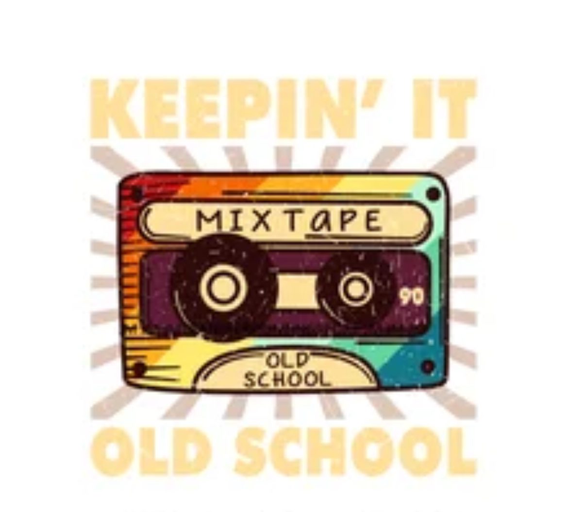 Keep it old school retro heat transfers